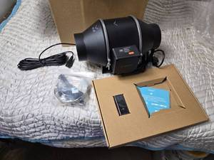 lot 329 image: Cloudline Roof Fan for Inline Duct for AC Infinity Grow Tent - New
