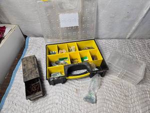 lot 320 image: Stanley Organizer with Mixed Screws and Bolts