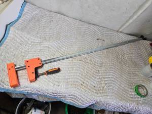 lot 244 image: Jorgenson Cabinet Master 48 Parrallel Jaw Bar Clamp