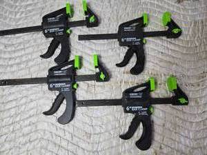 lot 241 image: Lot of 4 - 6 Grip Bar Clamps