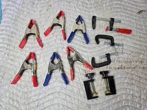 lot 235 image: Hand Clamps and C Clamps