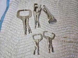 lot 232 image: Variety of Vice Grip Clamps