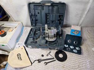 lot 226 image: Bosch Small Router Attachment and Templet Guides - May Be Compatible with Lot 260