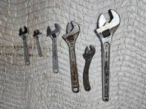 lot 205 image: Adjustable Wrenches Mostly Diamalloy Tools
