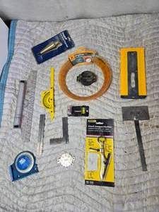 lot 202 image: Ring Ruler, Angle Finder and Other Measuring and Marking Tools