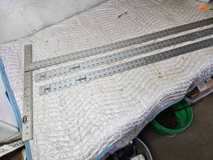 lot 195 image: Johnson Drywall T Square and Straight Edges