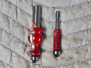 lot 176 image: Lot of 2 freud Router Bits - Face Molding Bit and Flush Trim Bit