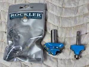 lot 175 image: New Rockler Router Bit and Other Round Over Bit