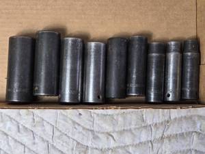 lot 85 image: Snap-On 12 Drive Impact Sockets