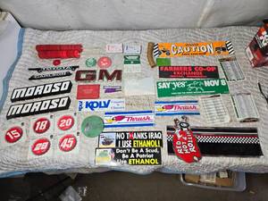 lot 50 image: Variety of Stickers and Related Items, Justice Brothers Promo Tokens