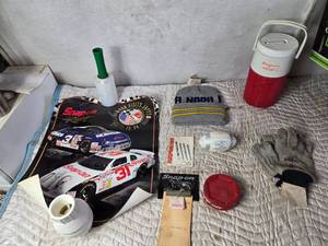 lot 49 image: Napa Hat, Snap-On Poster, Snap-On Water Jug and Other Items