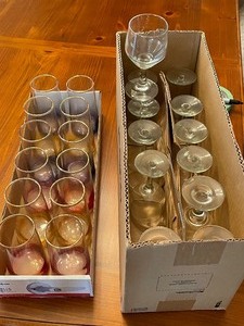 Colored Glasses, Wine Glasses