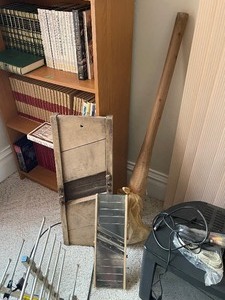 Sauerkraut Slicers and Wood Mixing Bat