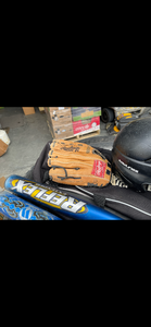 lot 11 image: Baseball Bats, Bag, Helmet and Glove