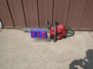 18 Homelite chainsaw. Starts but wont stay running. As shown.