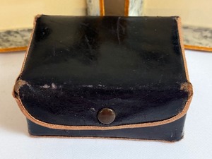 lot 65 image: Pair of Vintage Silhouettes and Vintage Sewing Box