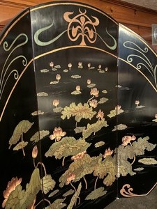 lot 7 image: Vintage Art Deco Asian Style Decorative Screen  Room Divider
