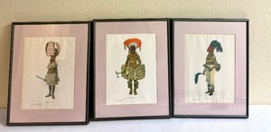 lot 39 image: Three Vintage Ethnic Prints