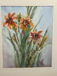 lot 37 image: Framed Original Watercolor Painting