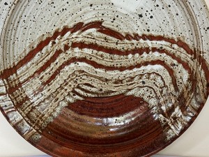 lot 114 image: Ken Olson Large Pottery Platter