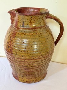 lot 107 image: Vintage Ken Olson Pottery Pitcher