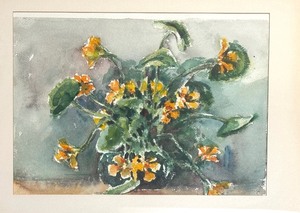 lot 99 image: Two Framed Original Watercolor Paintings