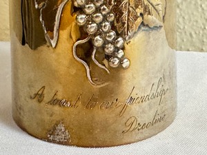 lot 96 image: Vintage Sterling Silver Mug