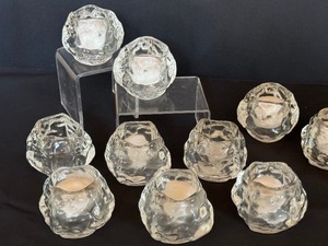 lot 151 image: Set of 11 Decorative Votive Holders