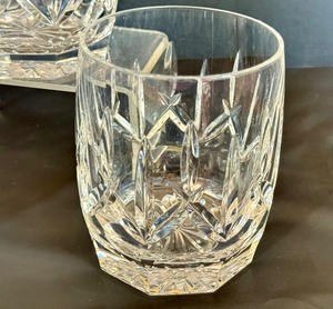 lot 145 image: (3) Crystal Waterford Lismore Double Old Fashions & Two Waterford Crystal West Hampton Double Old Fashions