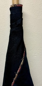 lot 85 image: Partial Bolt of Striped Fabric
