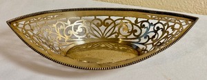 lot 23 image: Vintage Sterling Silver Pierced Bowl