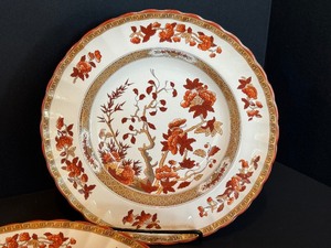 lot 13B image: Six Vintage Spode Indian Tree Soup Bowls