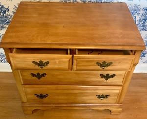 lot 170 image: Vintage Petite Wood Dresser