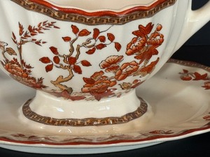 lot 157 image: Vintage Spode Indian Tree Gray Server