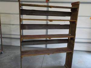 Barn Wood Shelving Unit 54 x 74 x12