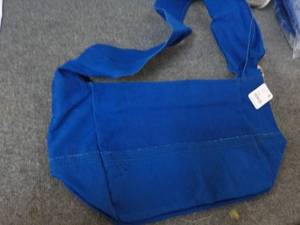 Free People Canvas Bag 21x 11 with zipper
