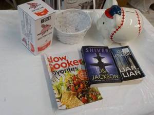 Books, Piggy Bank, Game and more...