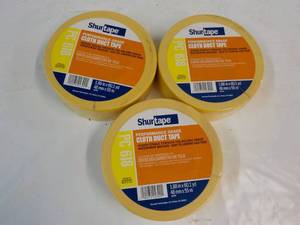 3 Shurtape 1.88 x60.1 yard Cloth Duct Tape