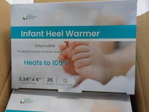 25 x 4 Infant Heel Warmer - more uses mid-wives and for all ages