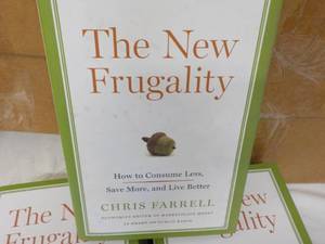 9 The New Frugality Hardcover Books and 10 Scott Simon Books