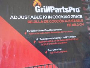Case of 8 Grill Parts Pro Adjustable 19 Cooking Grates