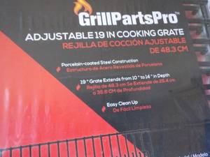 Case of 8 Grill Parts Pro Adjustable 19 Cooking Grates