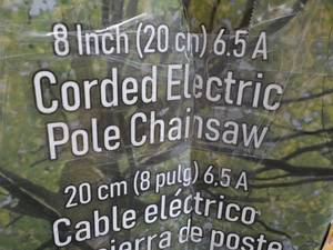 Earthwise 8 Corded Electric Pole Chainsaw