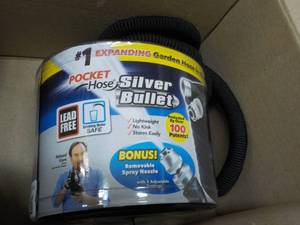 50 Ft Pocket Hose Silver Bullet...