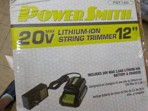 Power Smith 20 max V Lithium- Ion String Trimmer 12