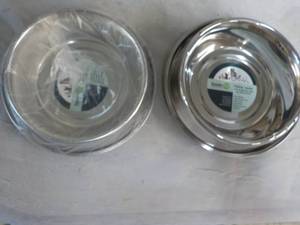 Small Stainless Steel Bowls for Dogs or Cats