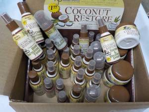 37 pc Coconut Restore Trial Sizes - 6 different Products