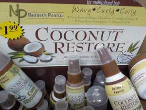 37 pc Coconut Restore Trial Sizes - 6 different Products