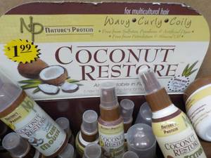37 pc Coconut Restore Trial Sizes - 6 different Products