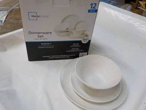 Mainstays 12 pc Dinnerware Set Juego De Vajilla